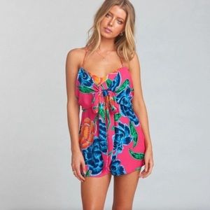 Show Me Your Mumu Melissa romper in floratopia - size SM